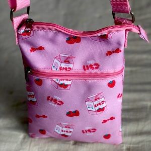 Cute pink small tote bag
